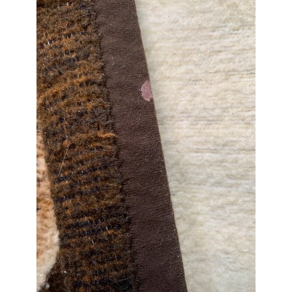 Vintage Biederlack Blanket Mare and Foal FLAWS Tag Removed 60x 78" Reversible Br - Picture 6 of 9